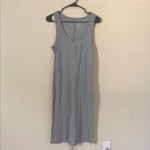 NWT Ambrielle Sleepwear Heather Gray Size S Sleepgown Dress Comfort Short Sleeve